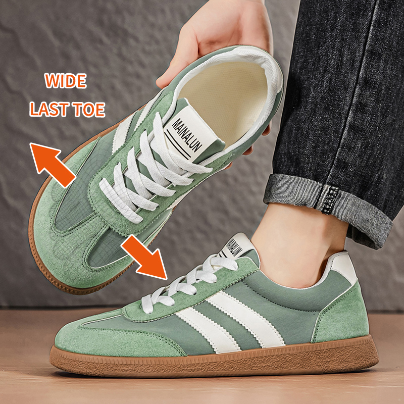 Leather Work Fabric - Męskie sneakersy o szerokiej cholewce -