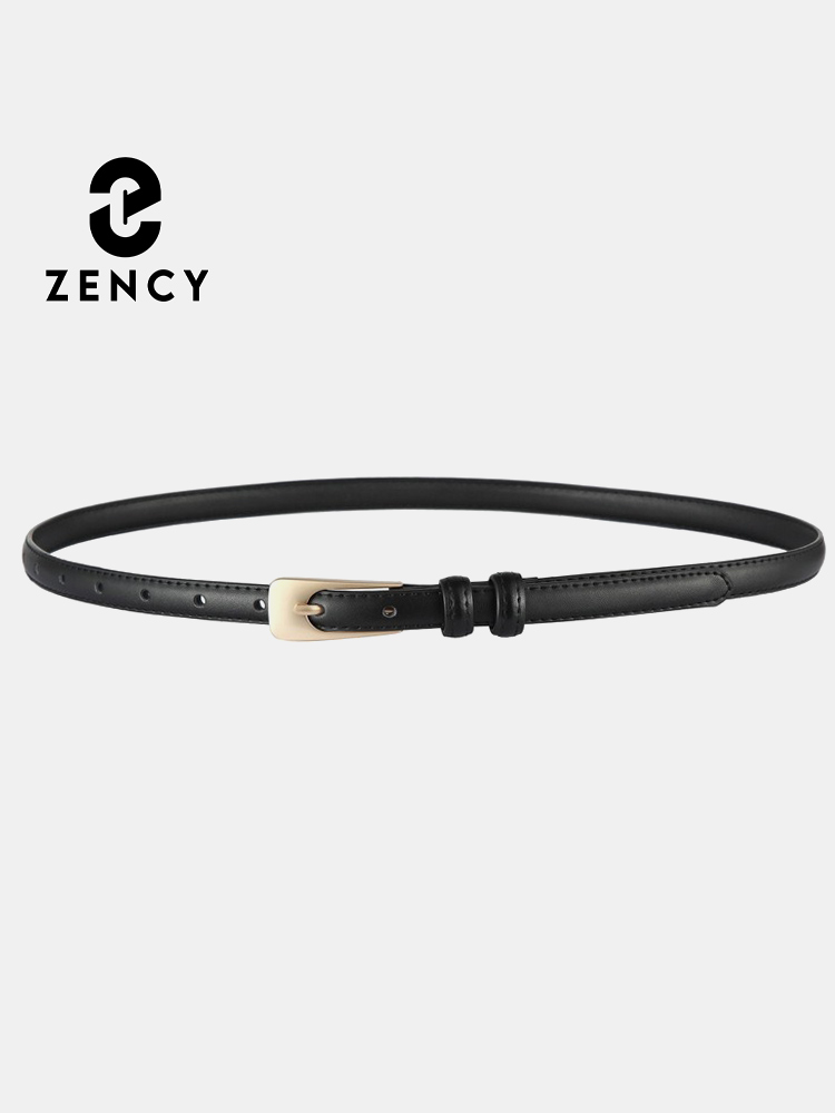 Leather Work Jeans - Damskie dwuwarstwowe skórzane paski z klamrą