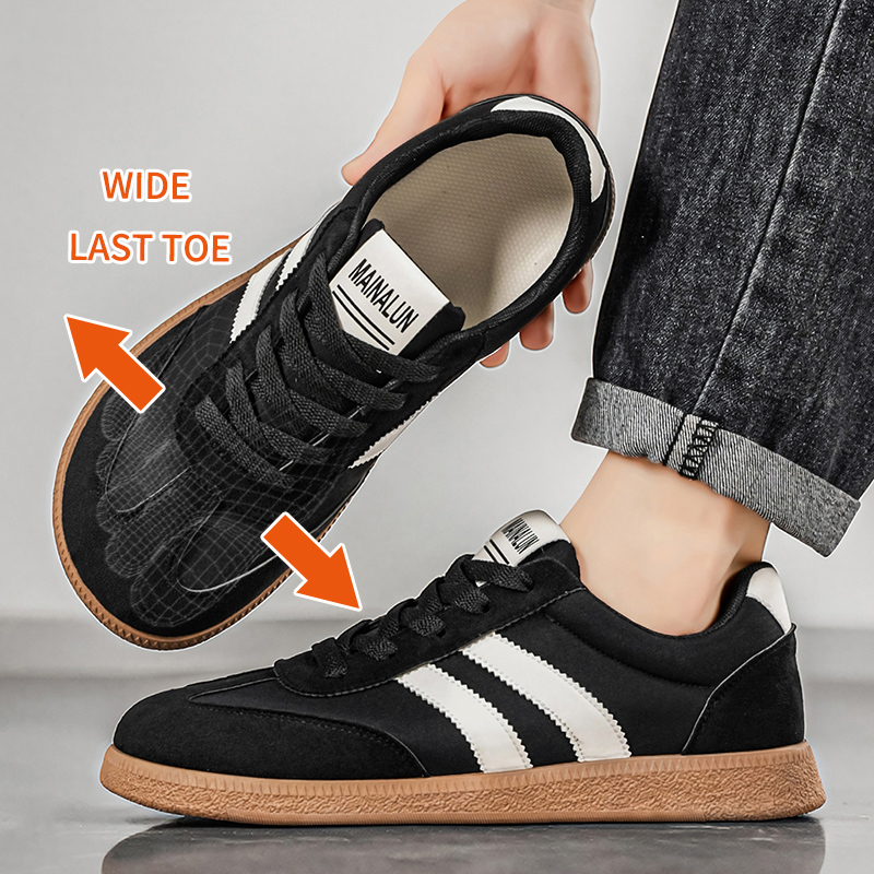 Męskie sneakersy o szerokiej c – Leather Work Fabric recenzja i cena