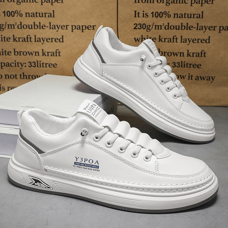 Męskie sneakersy z imitacji sk – Leather Work Fabric recenzja i cena