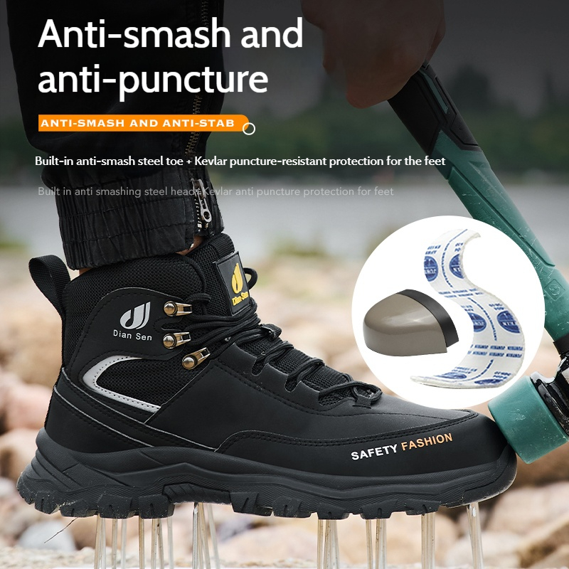 Męskie buty robocze ze stalowy – Leather Work Fabric recenzja i cena
