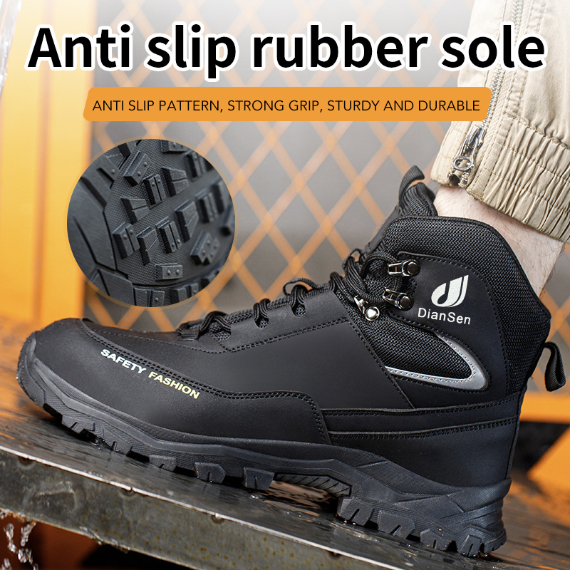Męskie buty robocze ze stalowy – Leather Work Fabric recenzja i cena