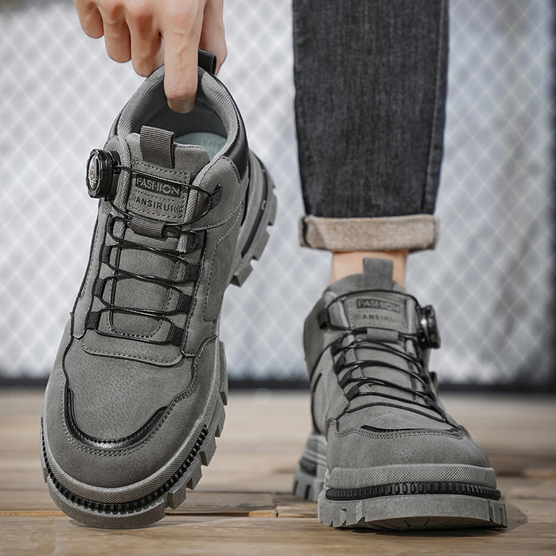 Męskie buty trekkingowe z zams – Leather Work Fabric recenzja i cena