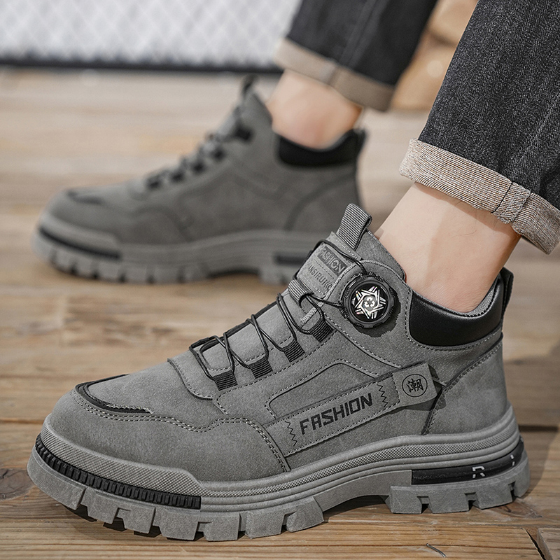 Męskie buty trekkingowe z zams – Leather Work Fabric recenzja i cena