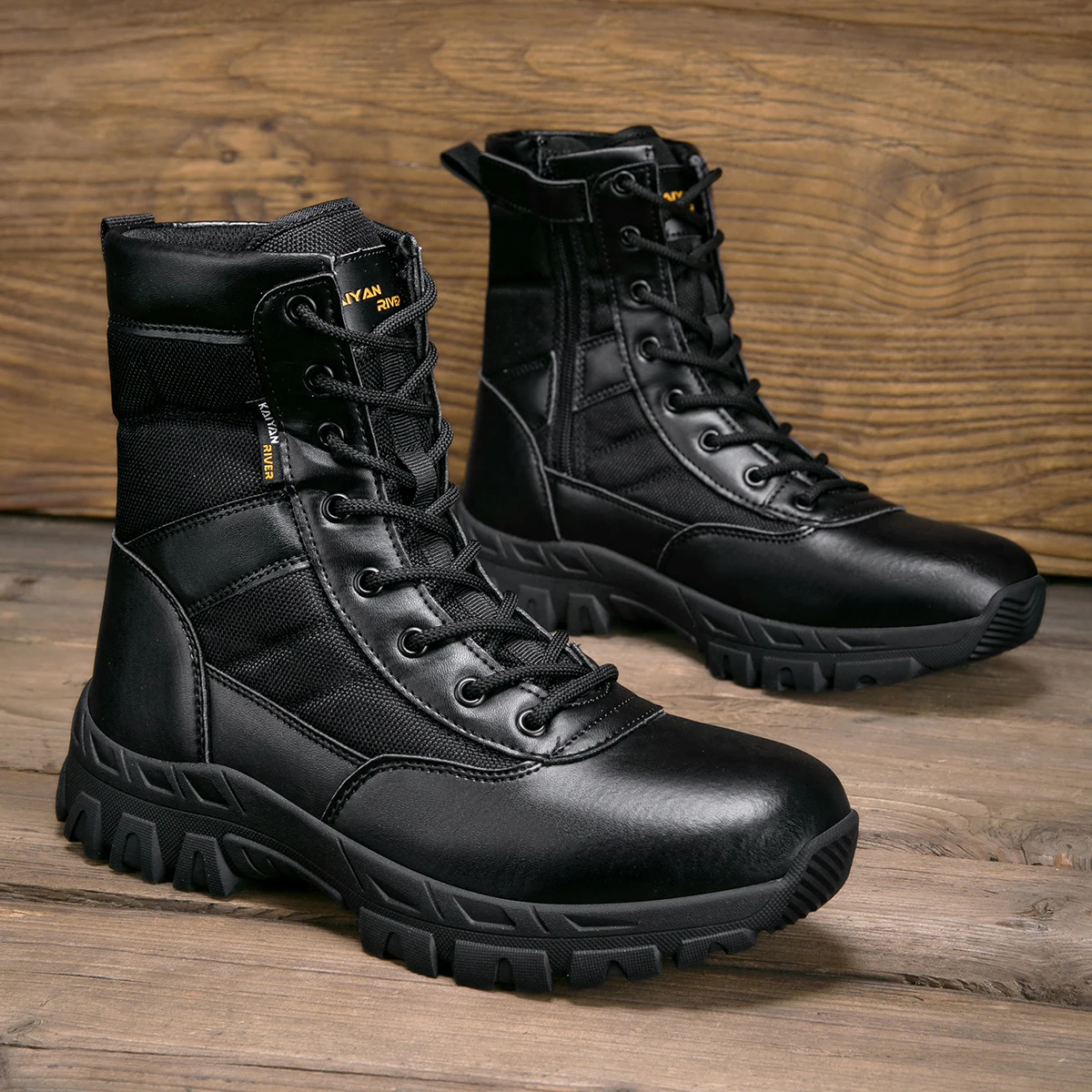 Męskie buty outdoorowe do wędr – Leather Work Fabric recenzja i cena