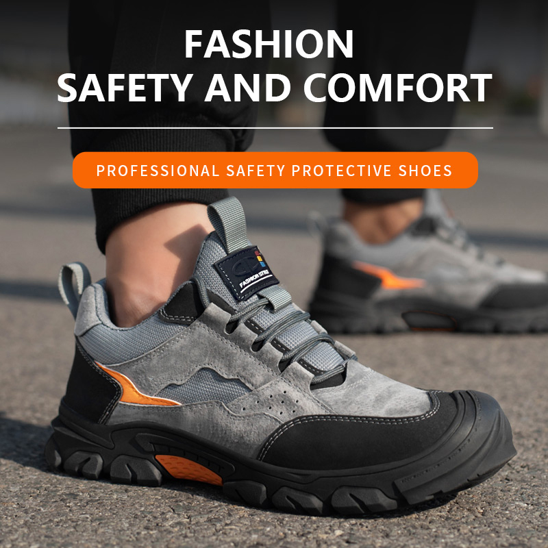 Buty robocze męskie z metalowy – Leather Work Fabric recenzja i cena