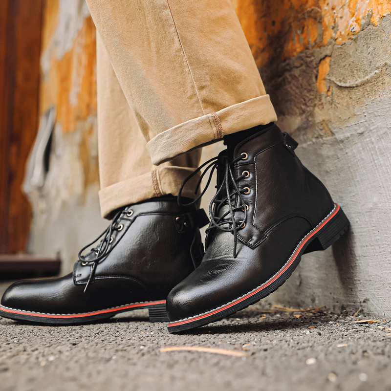 Luksusowe męskie skórzane buty – Leather Work Fabric recenzja i cena