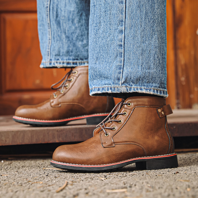 Luksusowe męskie skórzane buty – Leather Work Fabric recenzja i cena