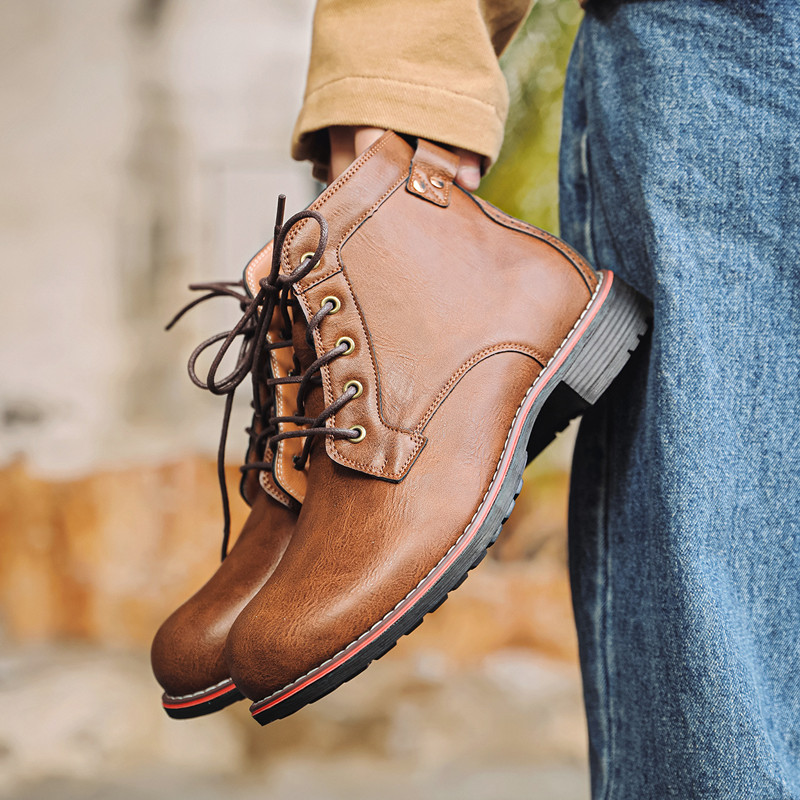 Luksusowe męskie skórzane buty – Leather Work Fabric recenzja i cena