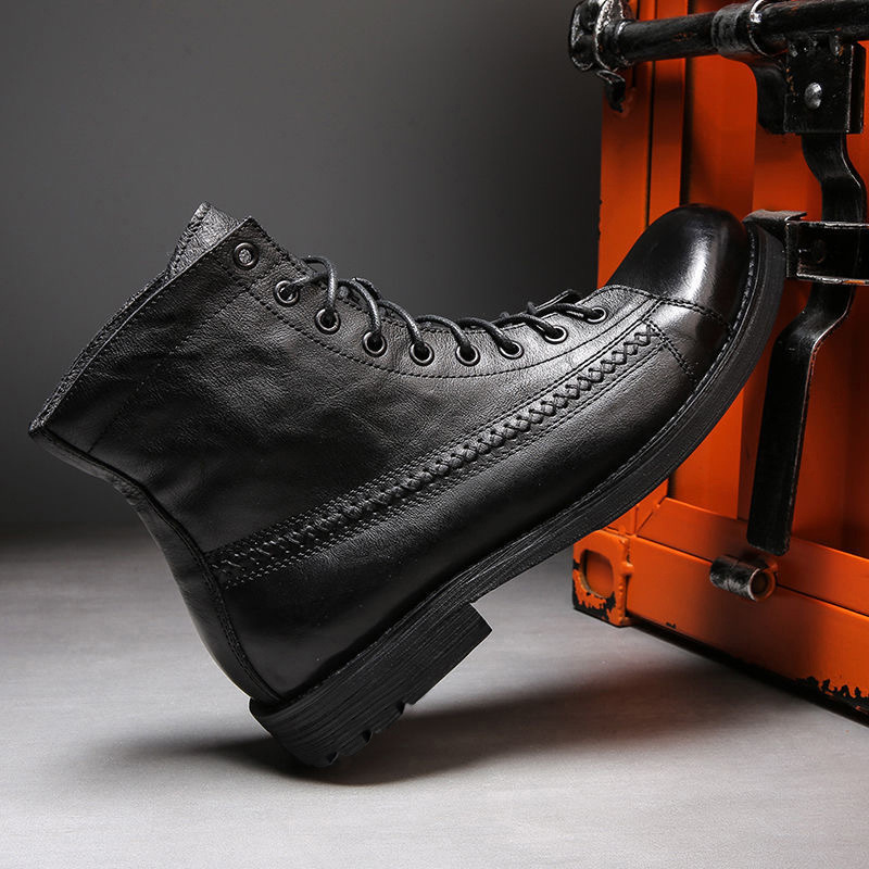 Męskie botki do kostki Klasycz – Leather Work Fabric recenzja i cena