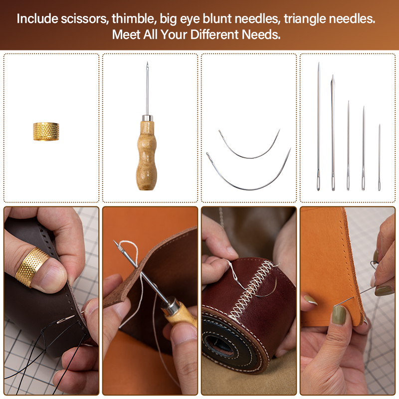WUTA Zestaw do naprawy skóry S – Leatherwork Beginner recenzja i cena