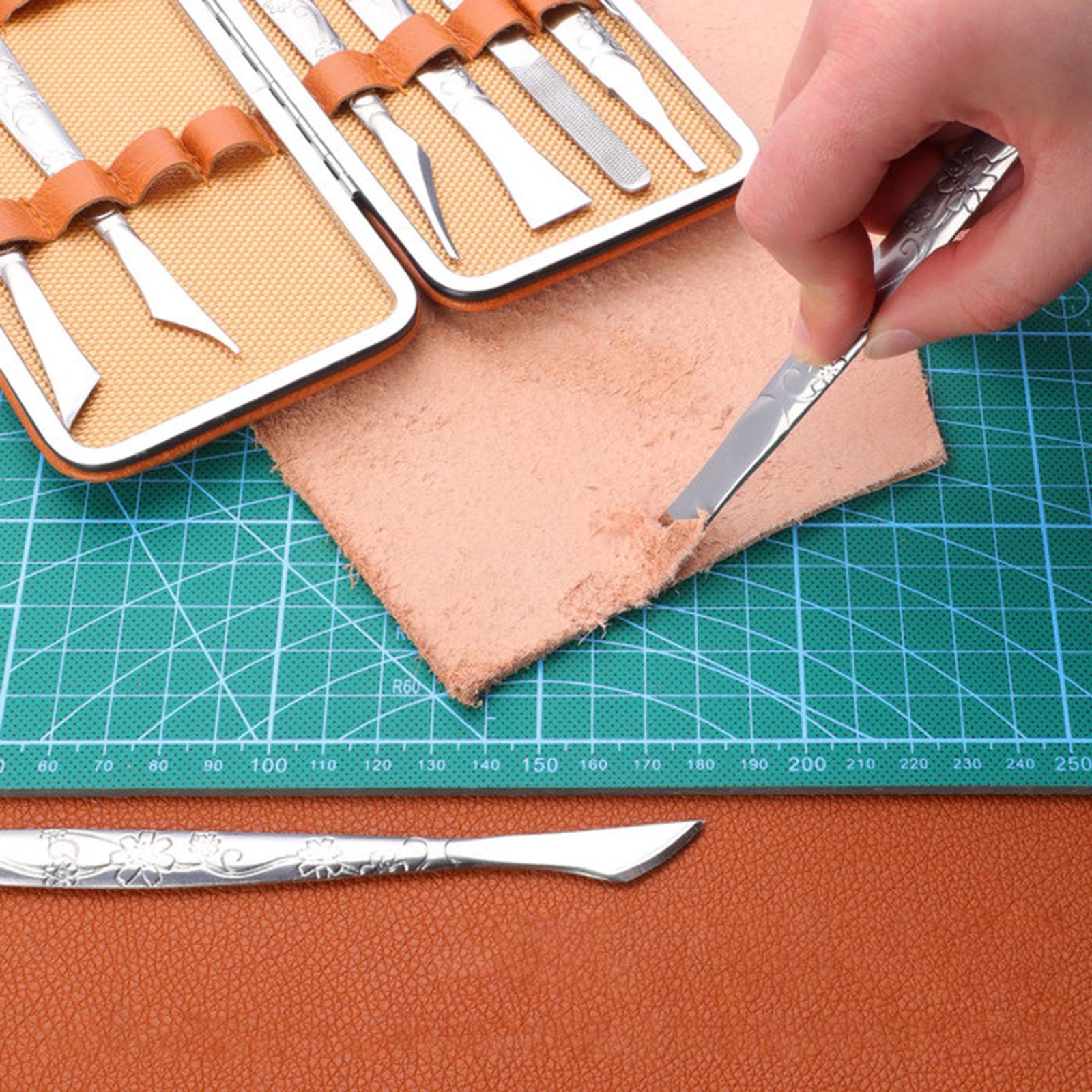 8x Noże do rzeźbienia w skórze – Leatherwork Art recenzja i cena