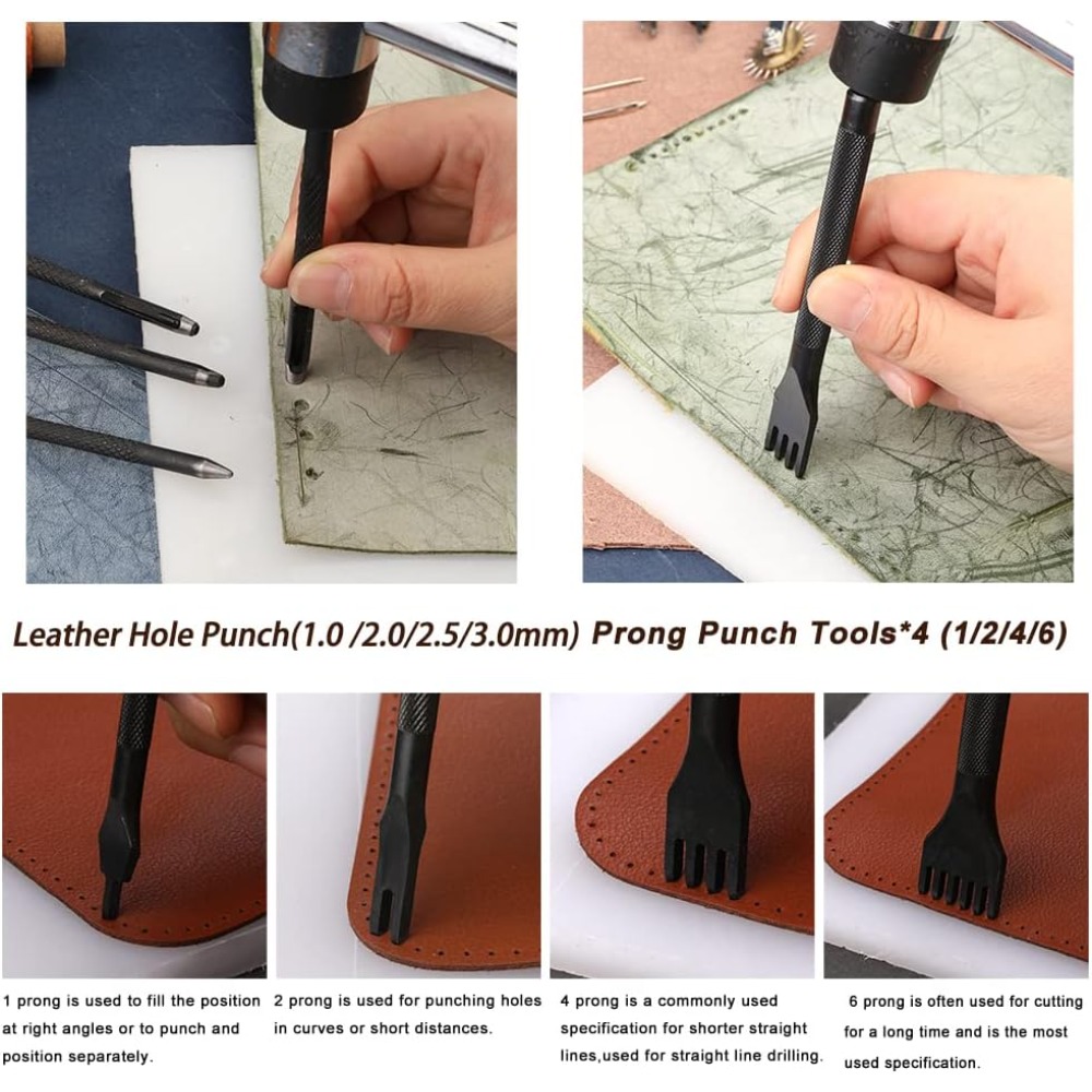 Praktyczny zestaw narzędzi do  – Leatherwork Or Leathercraft recenzja i cena